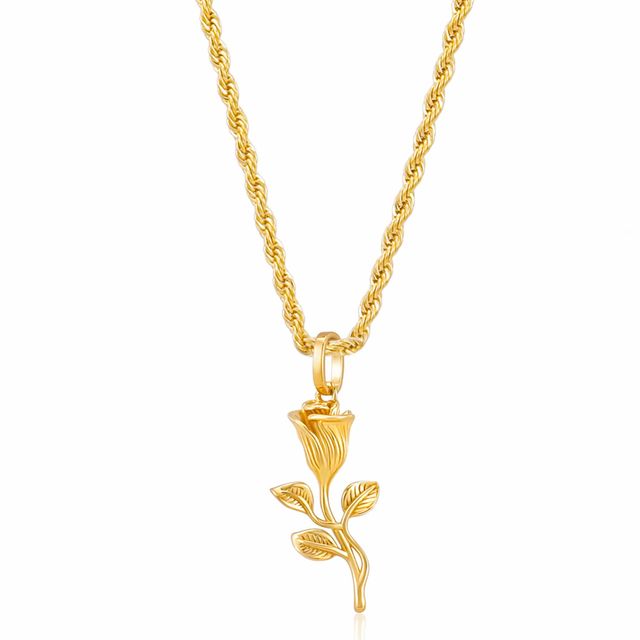 VITRU Rose pendant, studio product photo